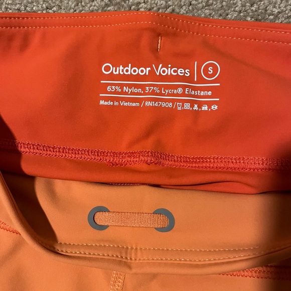 NWT Outdoor Voices Zoom Superform 7/8 Legging Sunstone / Paprika / Peach Size S - Picture 6 of 7